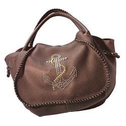 Benetar anchor BAG in copper leather by Tylie Malibu